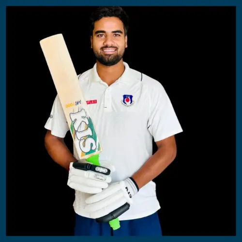 Satyam Chauhan, fast bowler from Uttar Pradesh representing UPCA Under 23 and training at Pathak100MPH